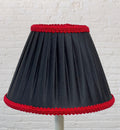 Cone Lampshade black Pleated