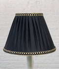 Cone Lampshade black Pleated