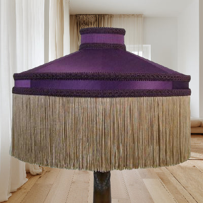 Bali Lampshade Aubergine
