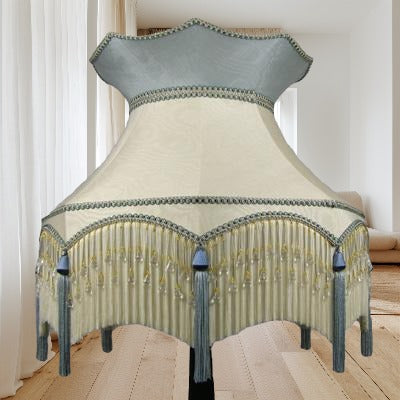 Dorchester Lampshade Cream Duck Egg