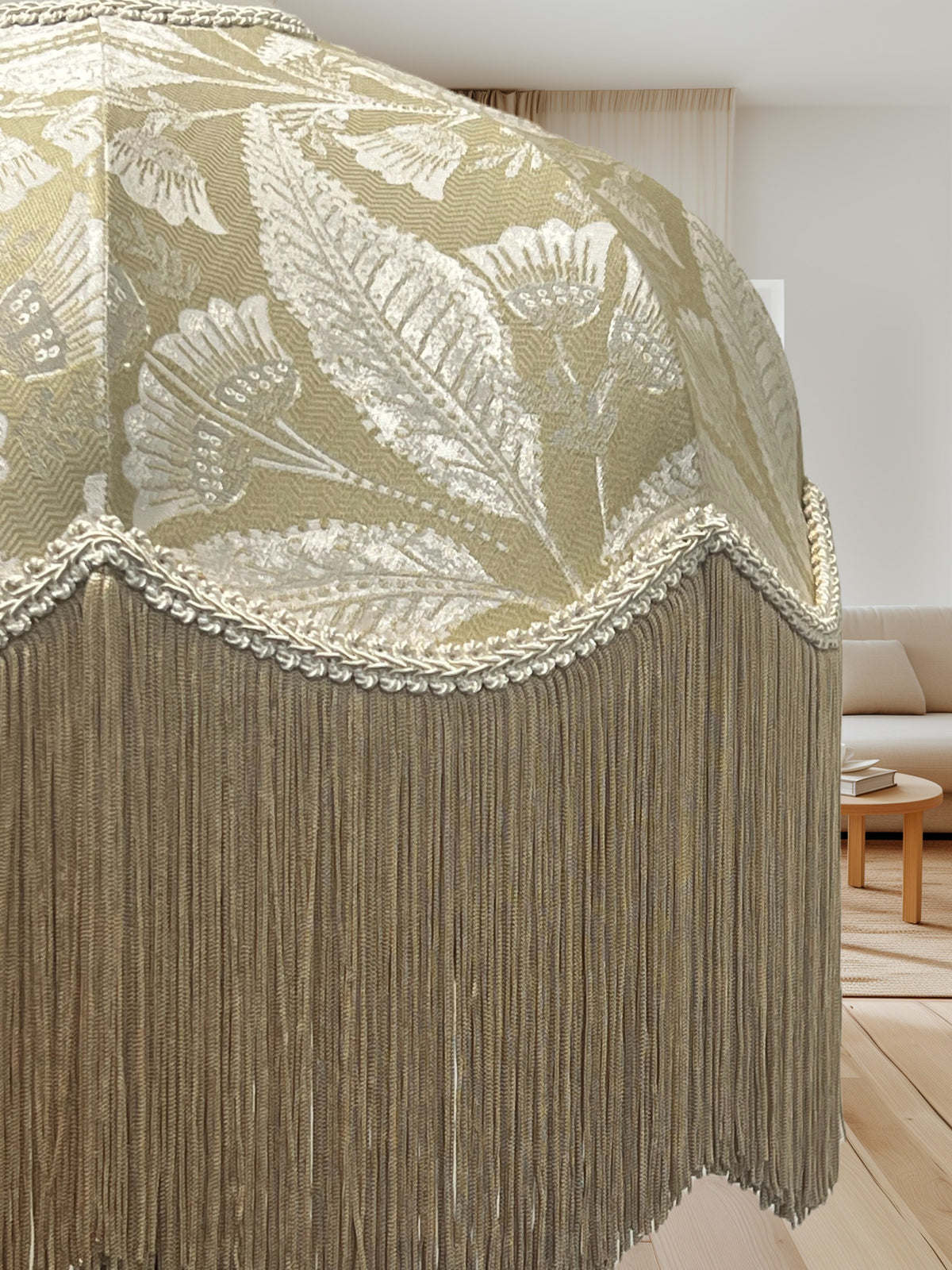 Vienna Lampshade Gold Cream