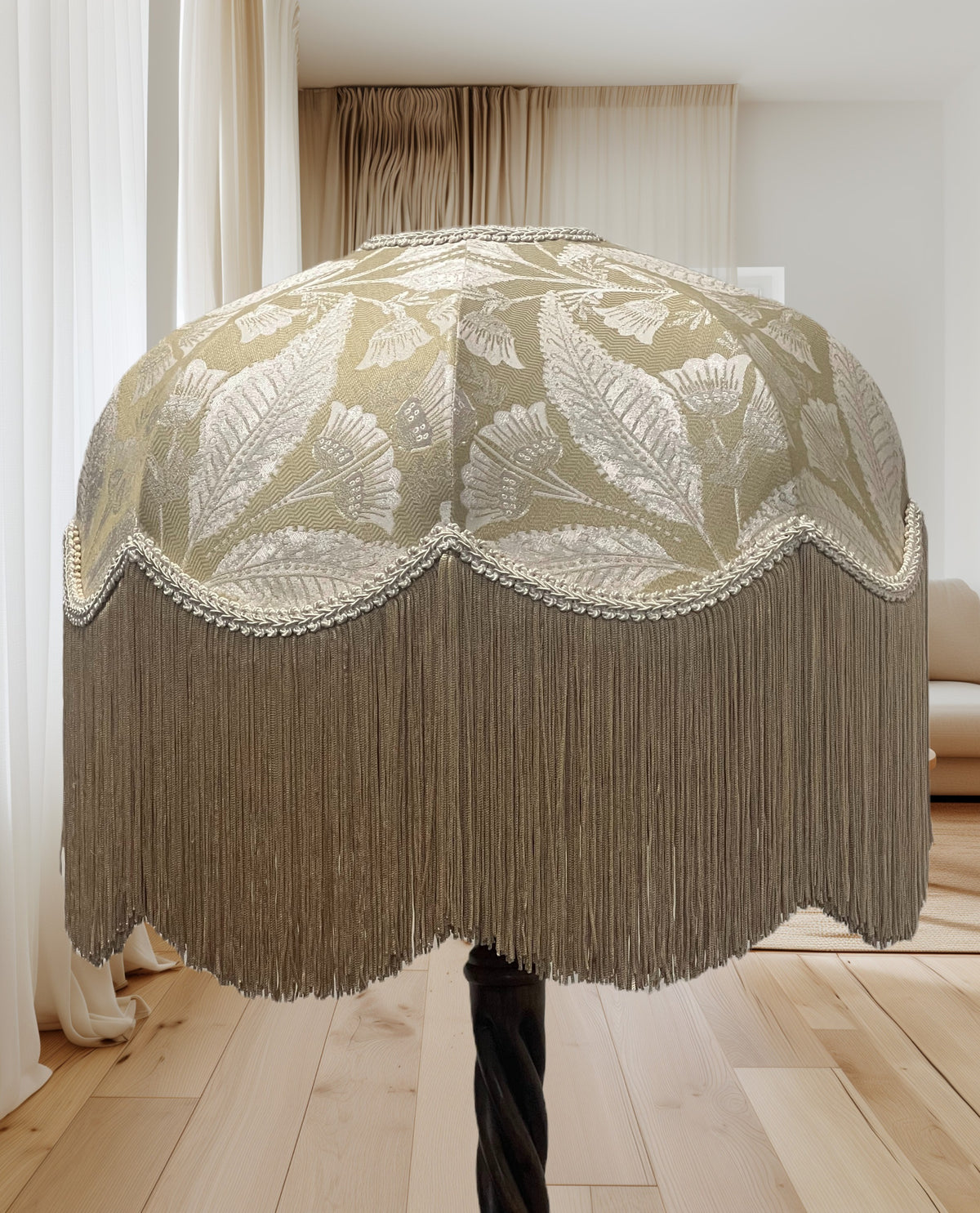 Vienna Lampshade Gold Cream