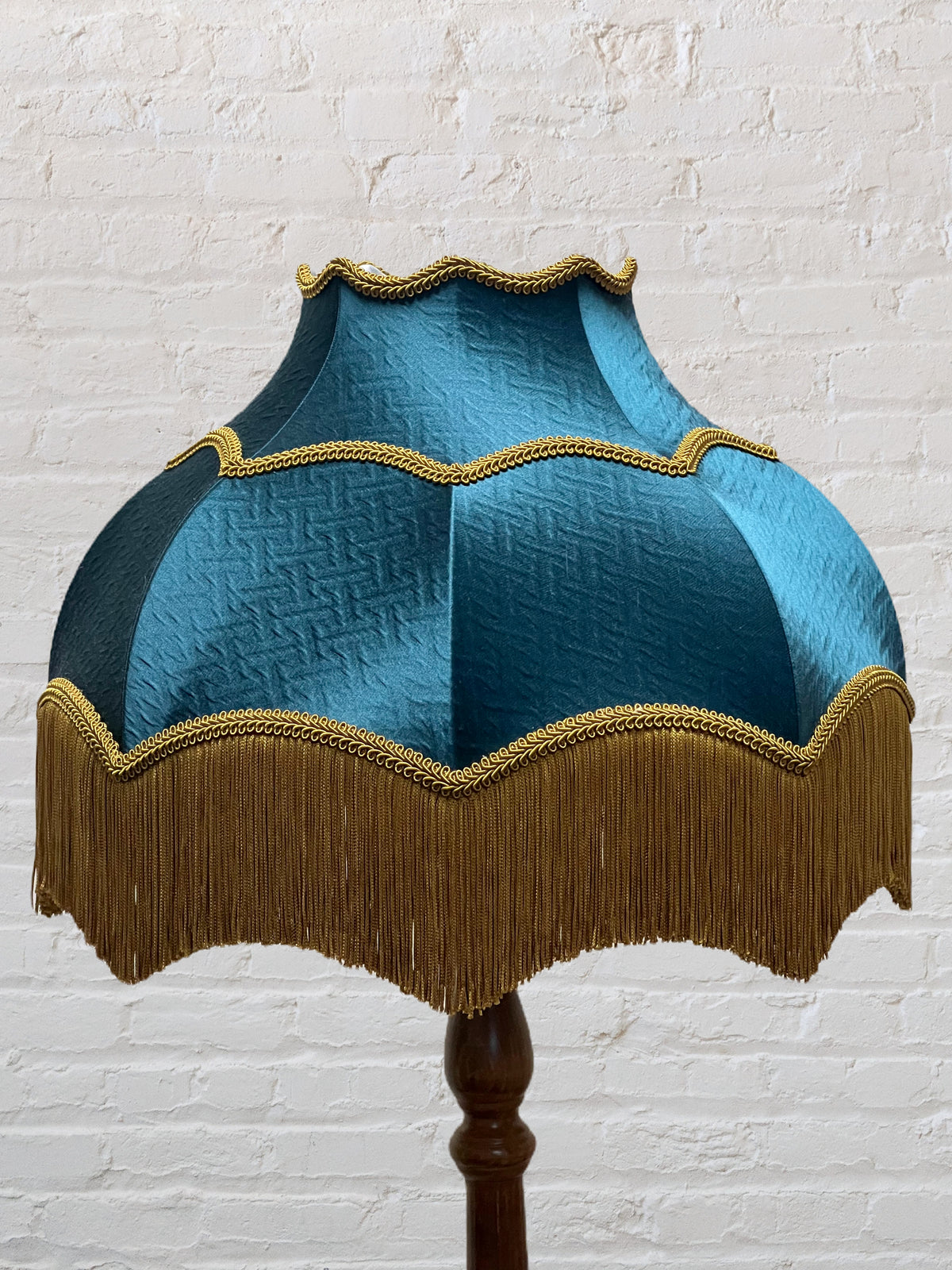 Maia Geo Deep Teal Lampshade